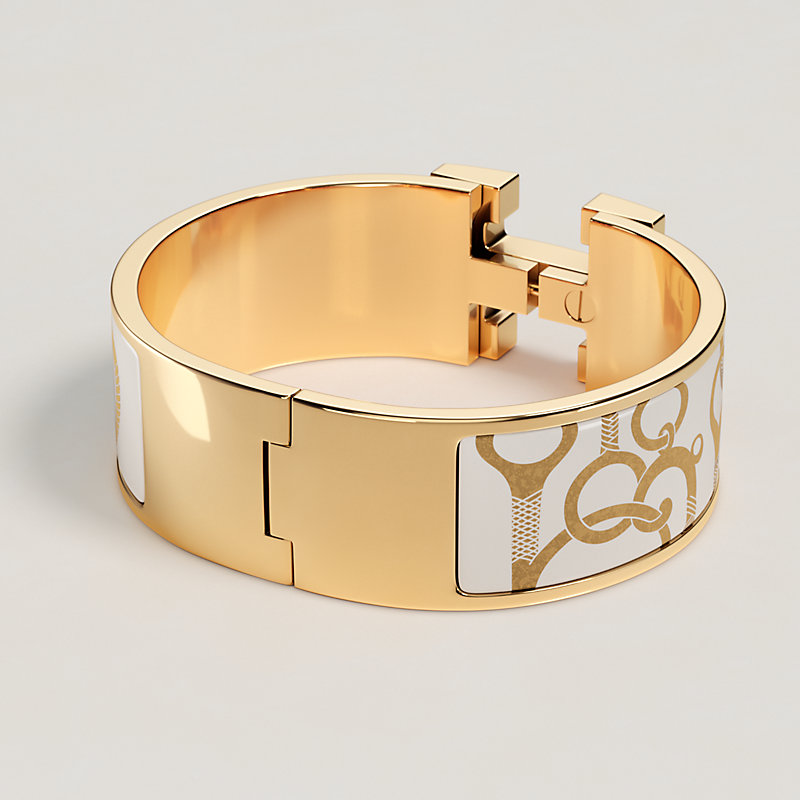 エナメルブレスレット 《クリック・クラックH/乗馬の装具一式